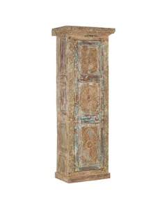 Smalle hoge kast met deur