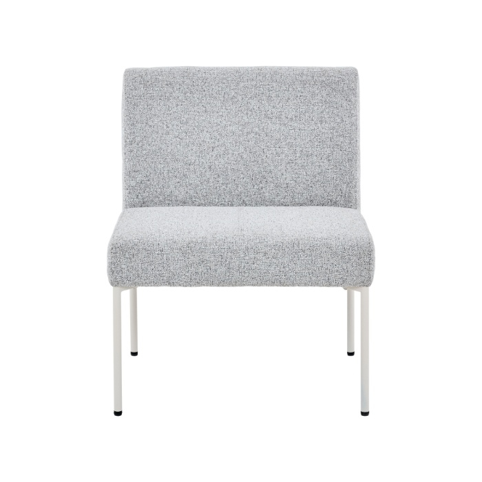 Eetkamerbank Riff beige 70 cm element vooraanzicht