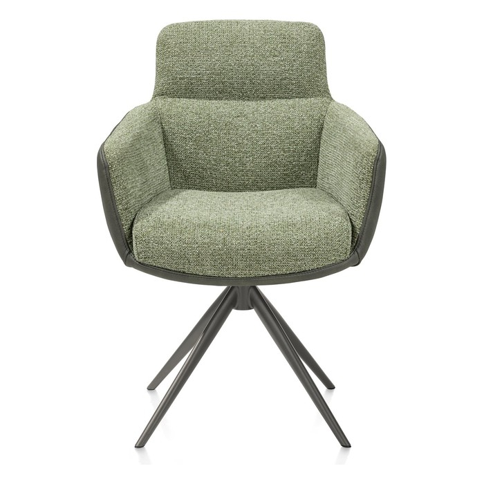 Armstoel Dylan grafiet frame groen
