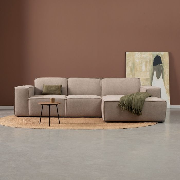Hoekbank Play met chaise longue rechts.