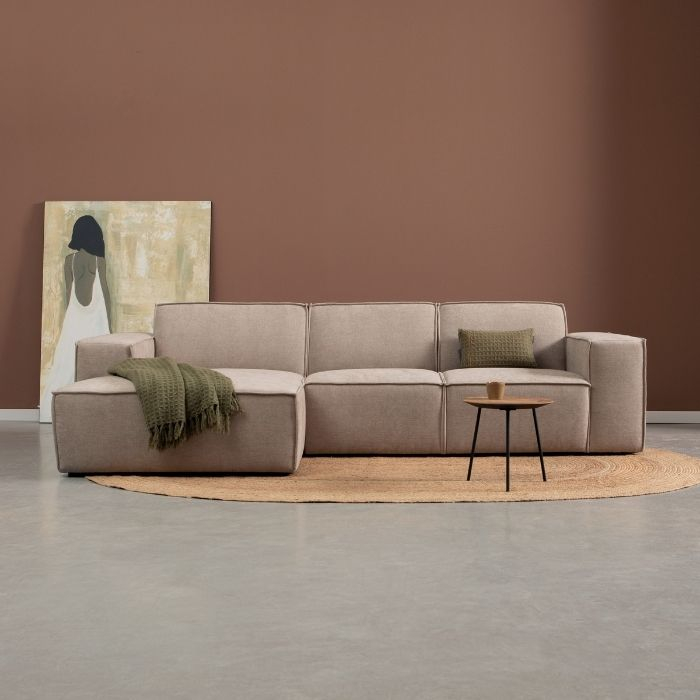 Bankstel Play met chaise longue links. 