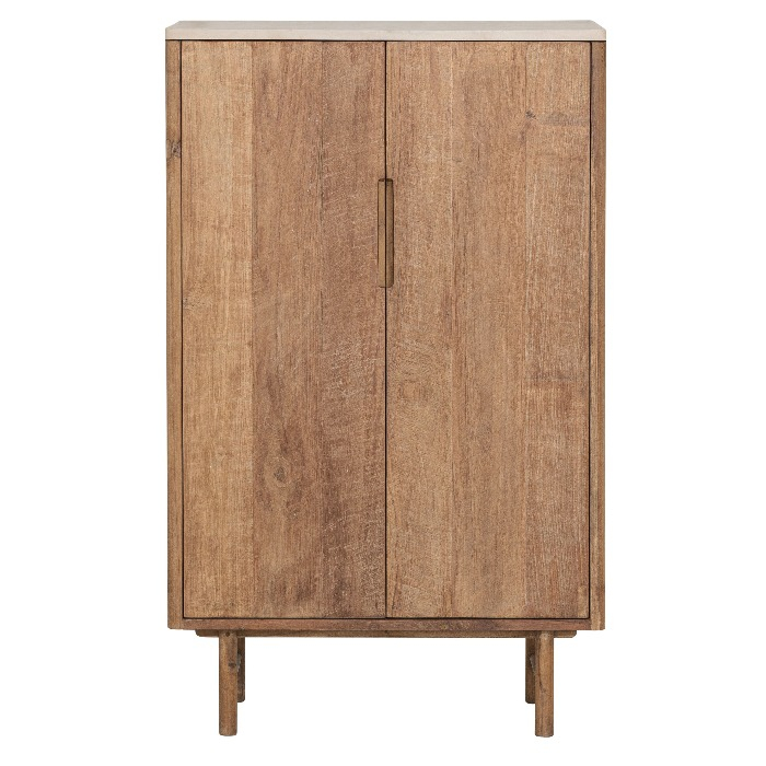 Bergkast laag 2 deurs Bliss mortex 80 cm