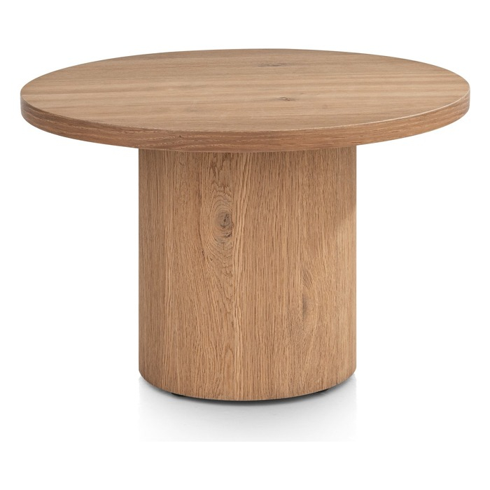Bijzettafel Zade rond 60 cm eikenfineer