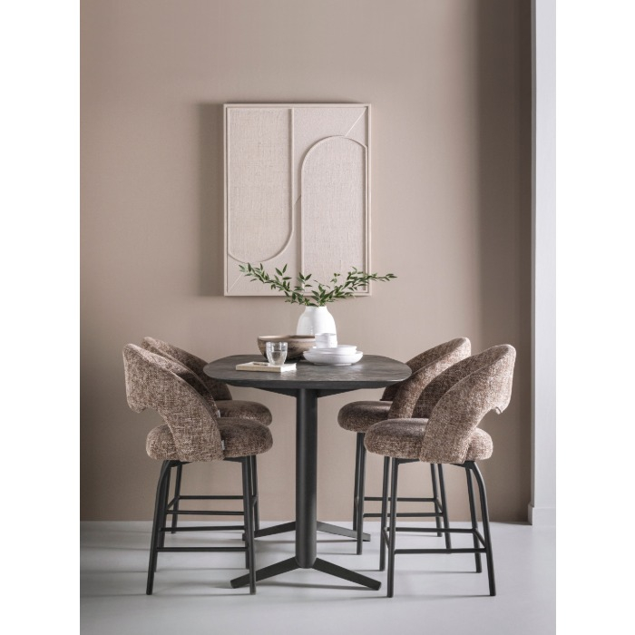 Countertafel van mortex 160 cm.