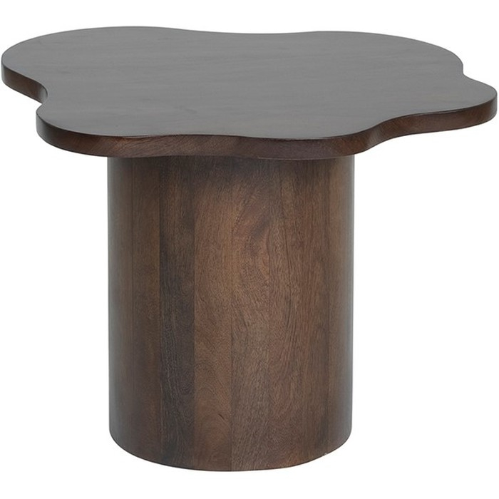 Mangohouten bijzettafel Fiore bruin 65 cm