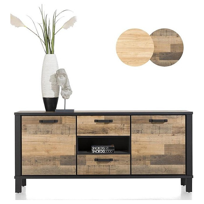 Dressoir Sardinië 180 cm naturel met 2 deuren