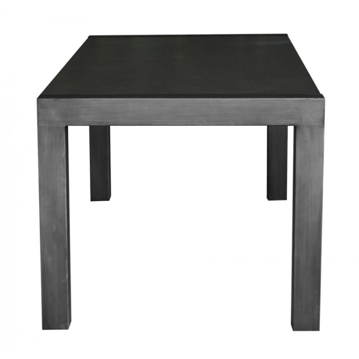 Eettafel industrieel Metro betonlook 200 cm schade.