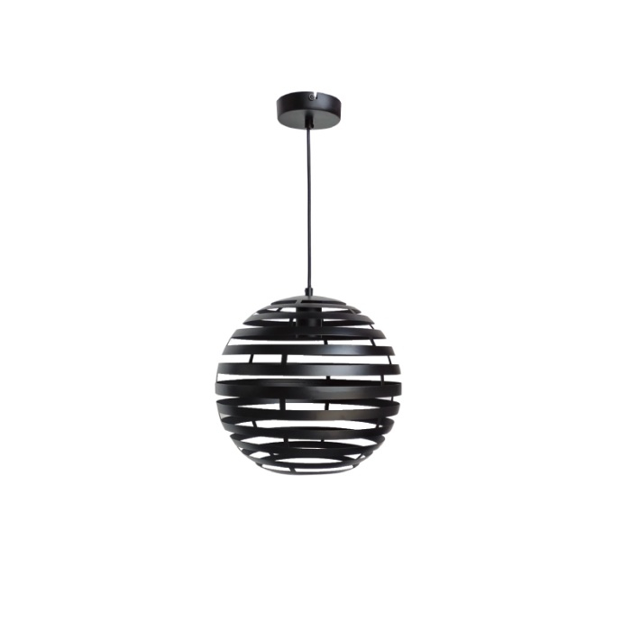 hanglamp zwart 30 cm metaal