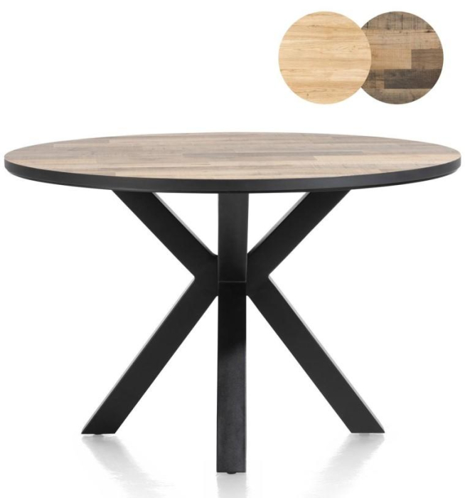 Eetkamertafel Sardinië naturel rond
