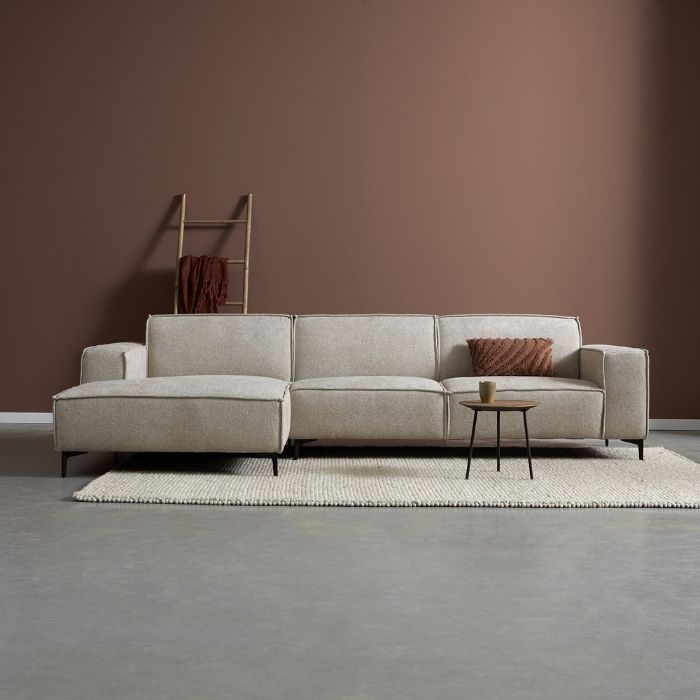 Hoekbank River met chaise longue links en 2,5 zitbank. 