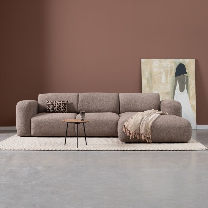 Hoekbank Soul met chaise longue.