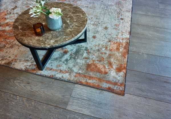 vloerkleed koperkleurig, happy home