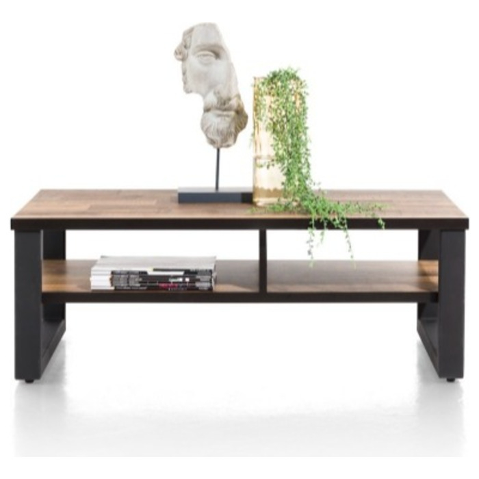 Salontafel Sardinië 105 cm Driftwood met 2 opbergvakken