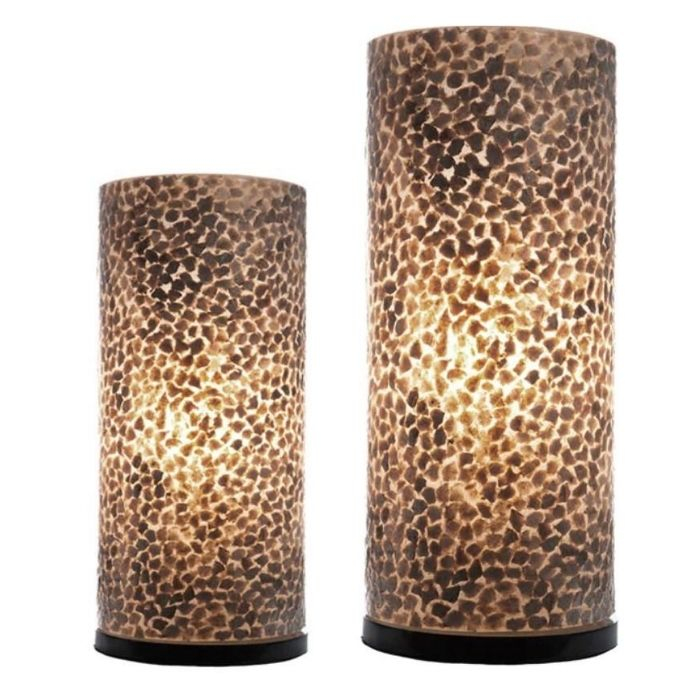 schelpen lamp twee maten 