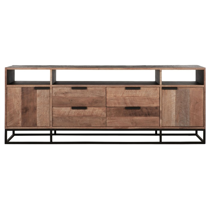 Tv-meubel No.3 Cosmo teakhout 200 cm