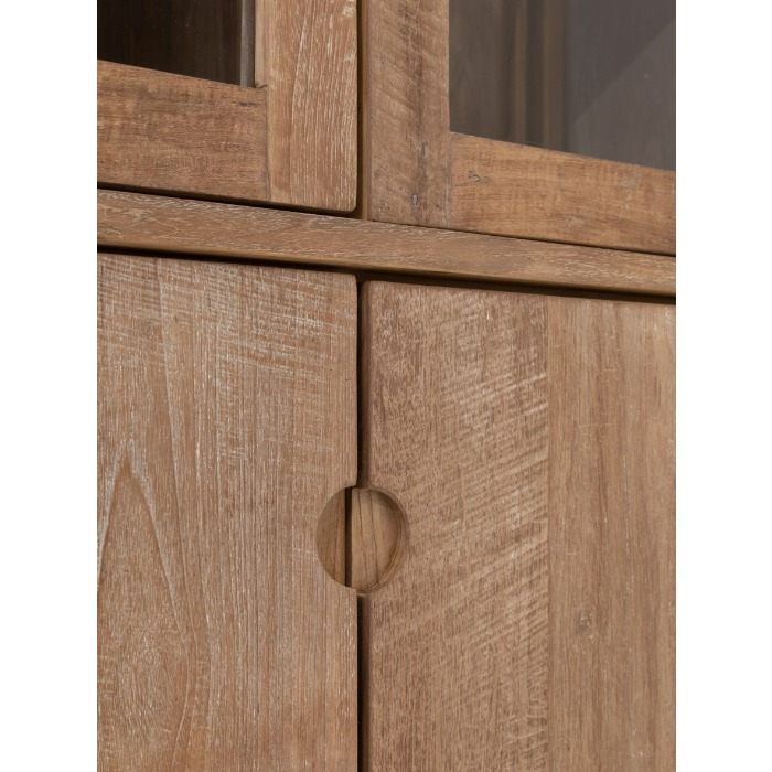 Vitrinekast Apollo teakhout 100 cm