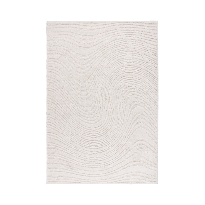 Vloerkleed 200x290 Noortje crème, van bovenaf gezien