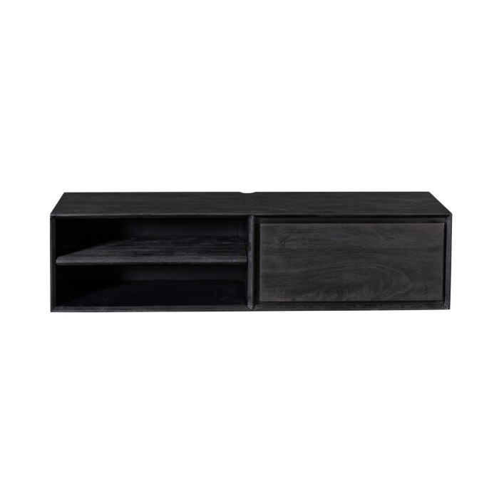 Zwevend tv-meubel Ambiance Zwart 120 cm