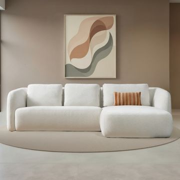 Hoekbank Cloud in het wit. 