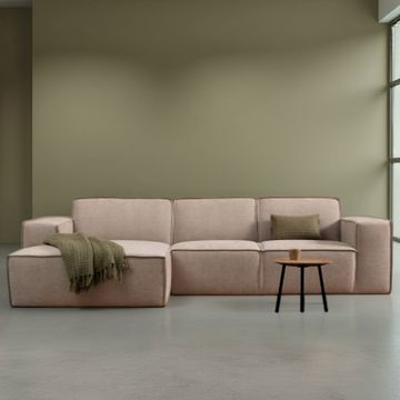 Hoekbank Play in de kleur taupe. 