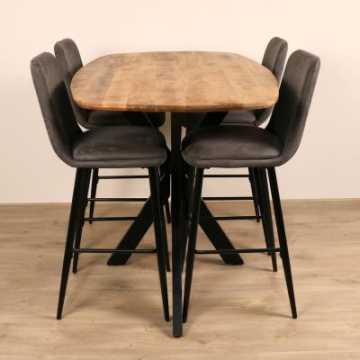 Bartafel met krukken