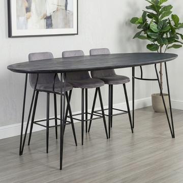 Bartafel met krukken