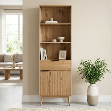 Boekenkast eikenhout