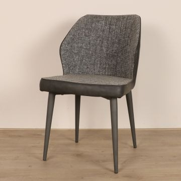 Grijze eetkamerstoel. Horeca kwaliteit