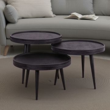 Sfeerafbeelding van de salontafel set drie. 