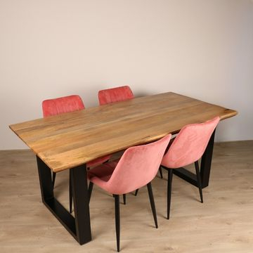 Eettafel 180 cm mangohout. 