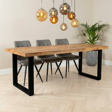 Eettafel mangohout in meerdere maten.