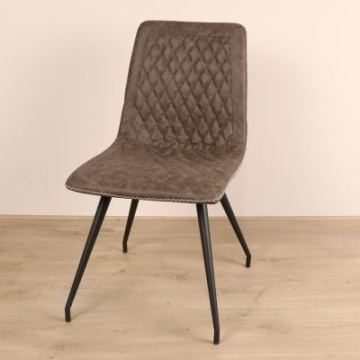 goedkope stoel industrieel bruin