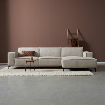 Hoekbank River met chaise longue aan de rechterkant.