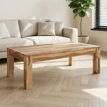 Salontafel langwerpig van hout