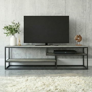 Tv meubel industrieel open 165 cm breed.