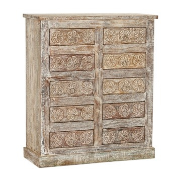 Ladekast hout uit India.