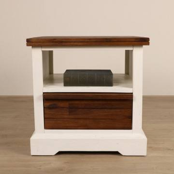 landelijke hoeftafel van acaciahout