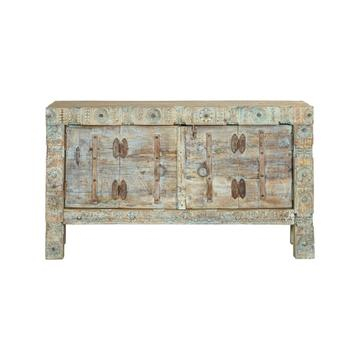 Dressoir oud teakhout uit India.