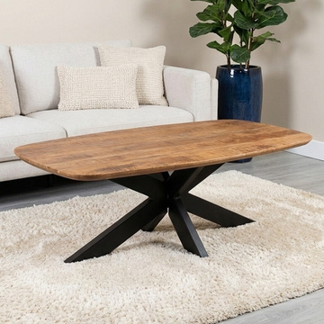 Salontafel Deens ovaal 130 cm