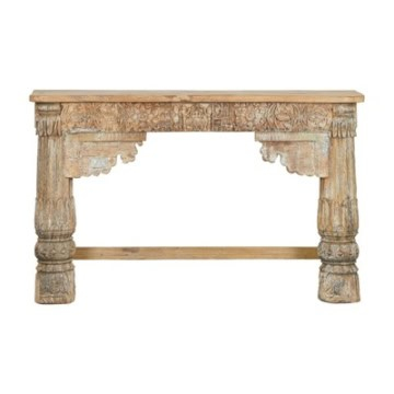 Houten sidetable uit India.