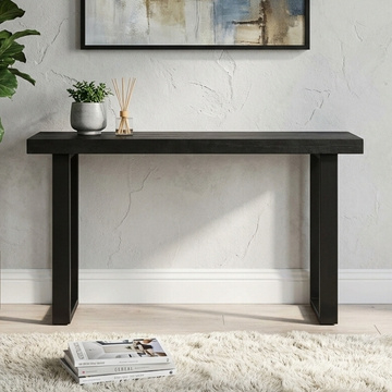 Sidetable industrieel zwart 140 cm