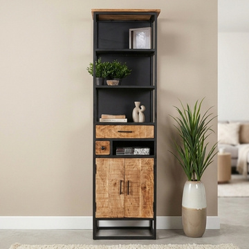 Smalle kast industrieel mangohout