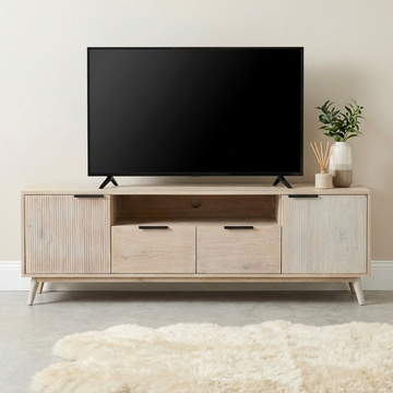 eiken tv-meubel wit 
