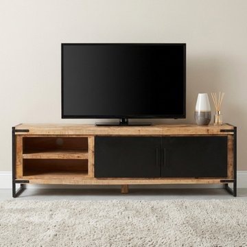 Tv meubel mangohout 160 cm breed.