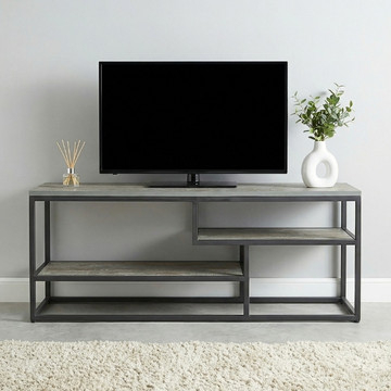 industrieel tv meubel 130 cm. Groen