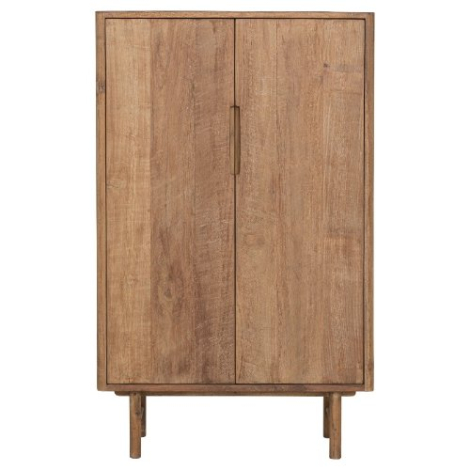 Bergkast laag 2 deuren Bliss teakhout 80 cm