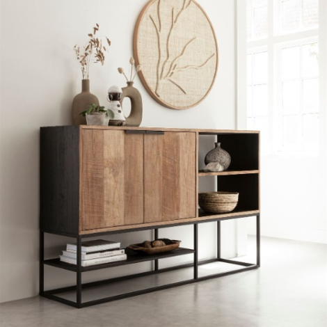 Dressoir No.1 small Cosmo teakhout 160 cm