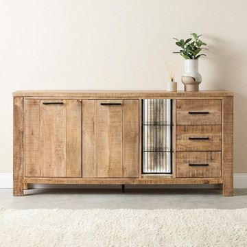 Dressoir mangohout 170 cm breed.
