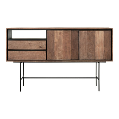 Dressoir medium Metropole teakhout 160 cm - vooraanzicht