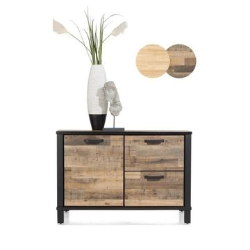 Dressoir Sardinië naturel met een deur en twee lades